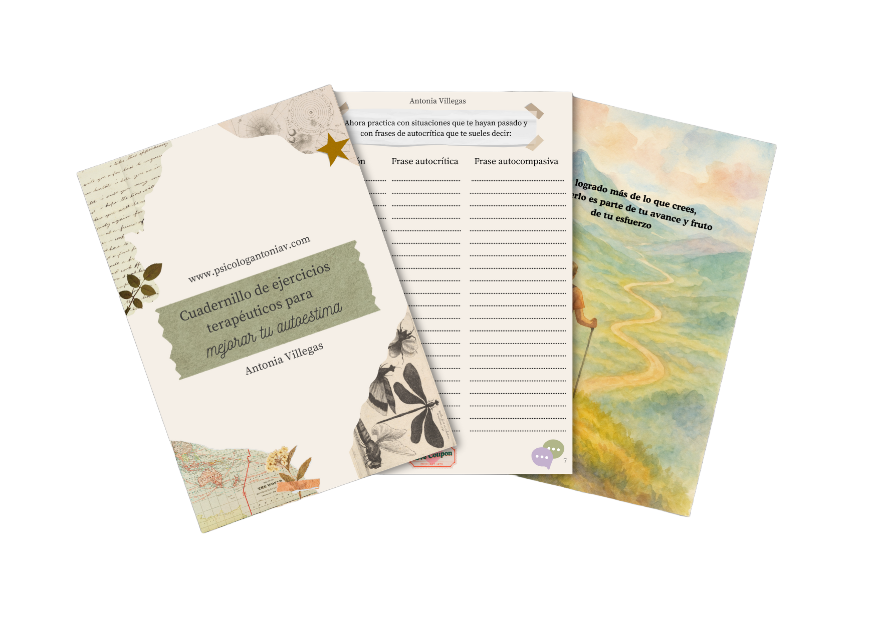 Cuadernillo de Ejercicios Terapéuticos Autoestima